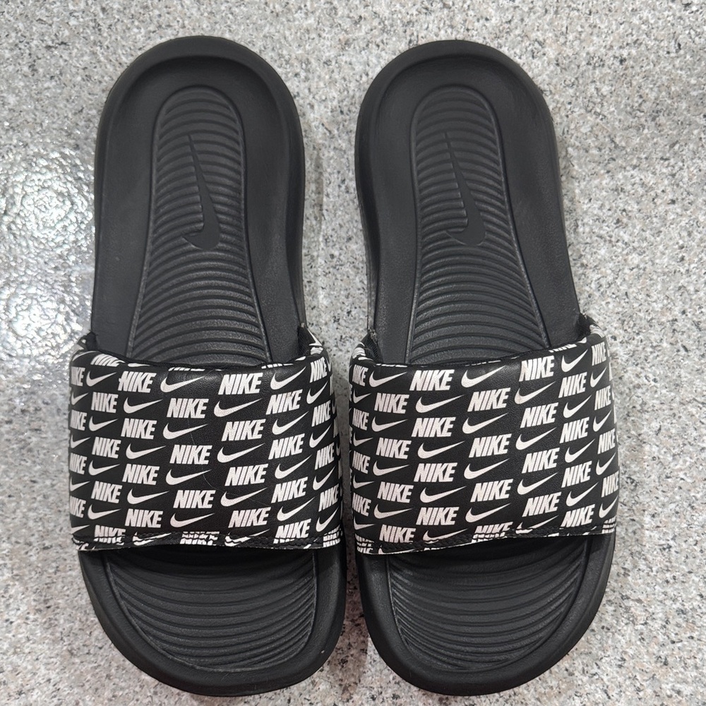 Nike Black Slide Sandals